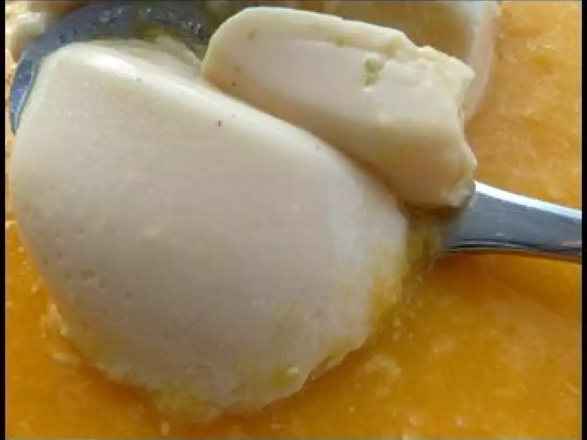 BLANC-MANGER COCO-VANILLE ET COULIS DE MANDARINE - photo 2