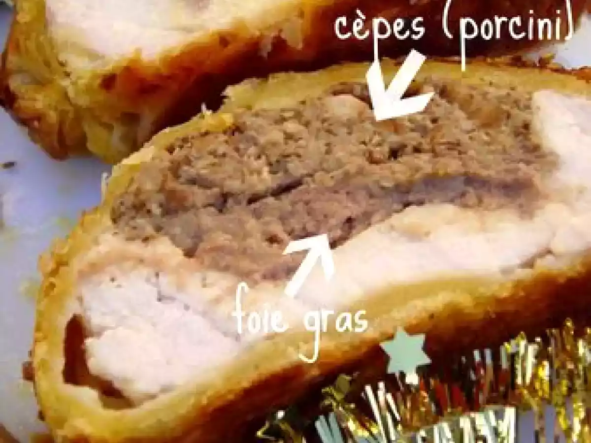 Blancs de Poulets farcis au Foie Gras et aux Cèpes - photo 3