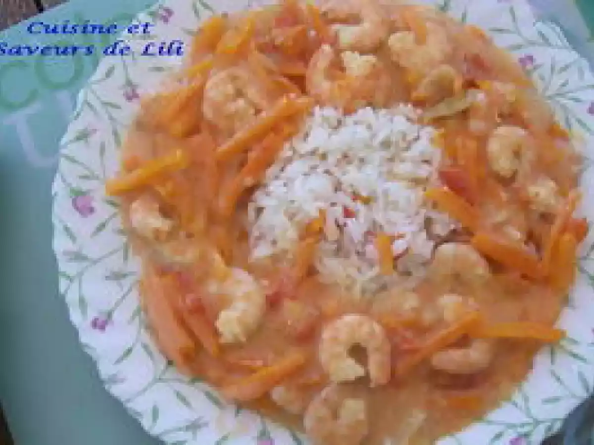 Blanquette de crevettes