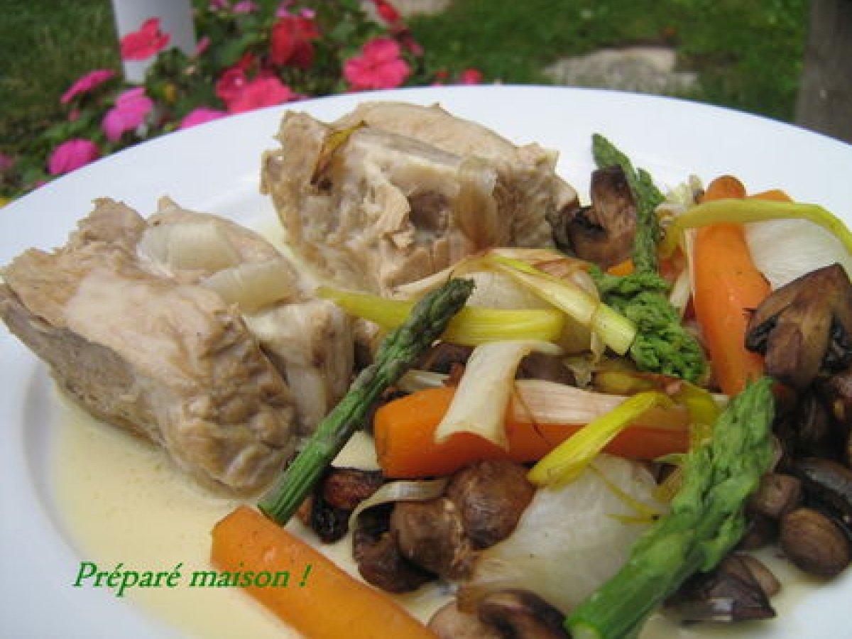 Blanquette de veau aux légumes Recette