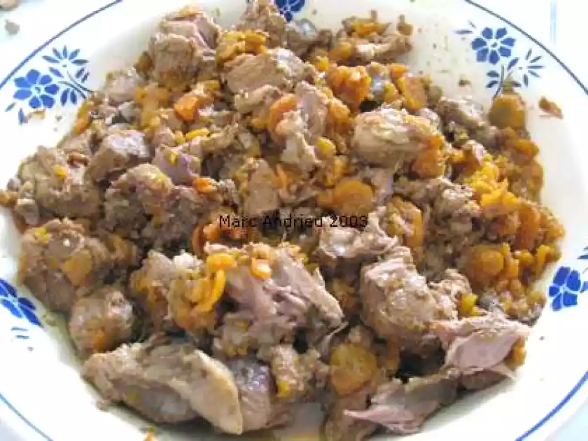 Blanquette de veau aux morilles de ma mémé