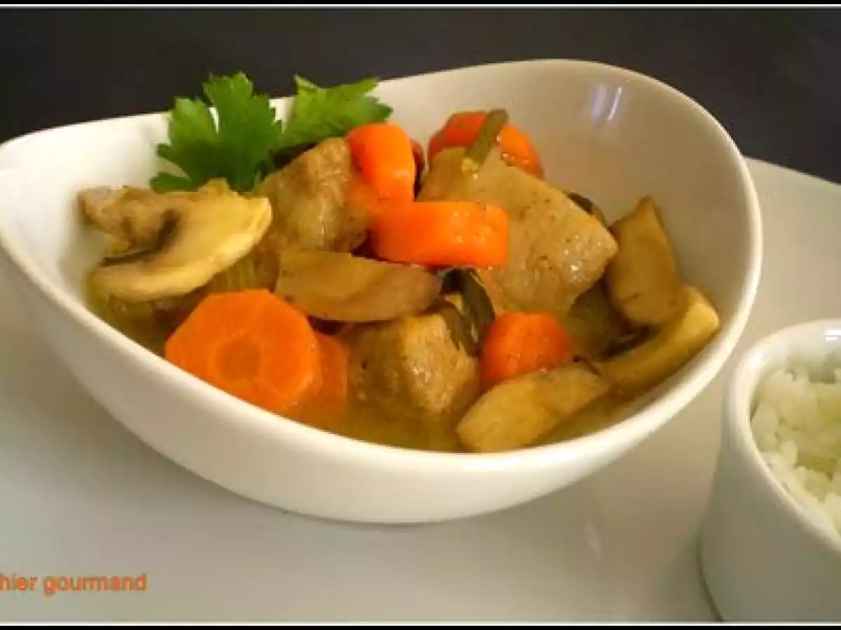 Blanquette de veau, recette de famille, sans crème ni oeuf