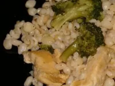 Blésotto poulet et brocolis