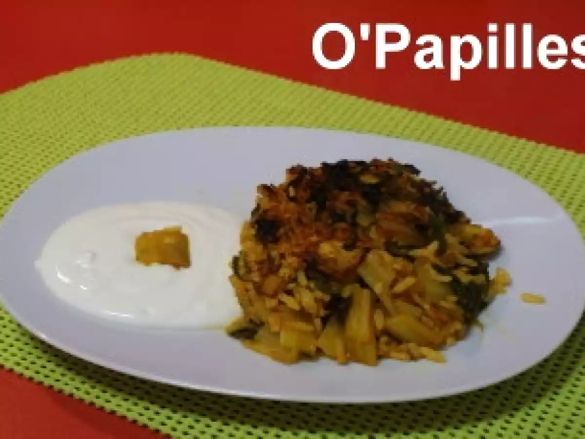 Blettes aux épices (cumin, cardamome, cannelle, curcuma)