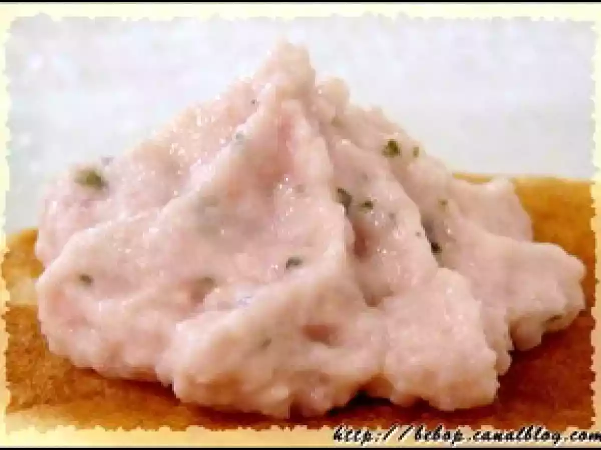 Blinis à la mousse de jambon