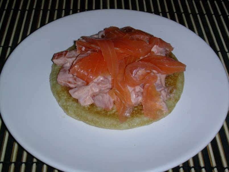 Blinis au saumon et tarama, photo 2