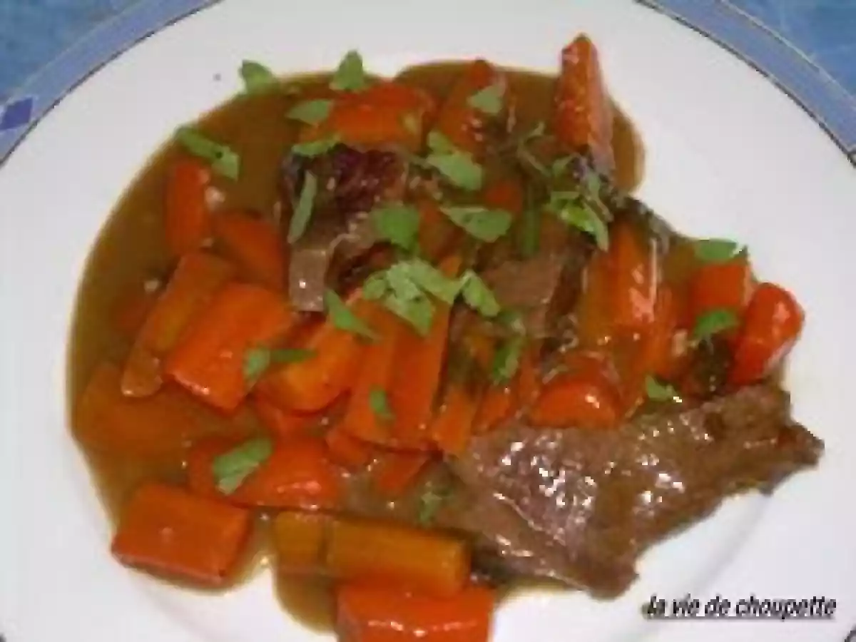 Boeuf aux carottes à la coriandre