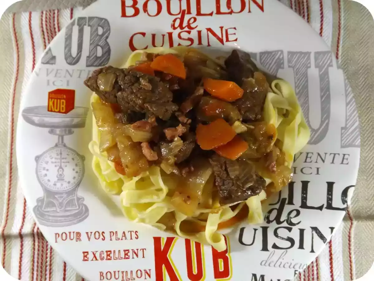 Boeuf aux légumes au cookéo