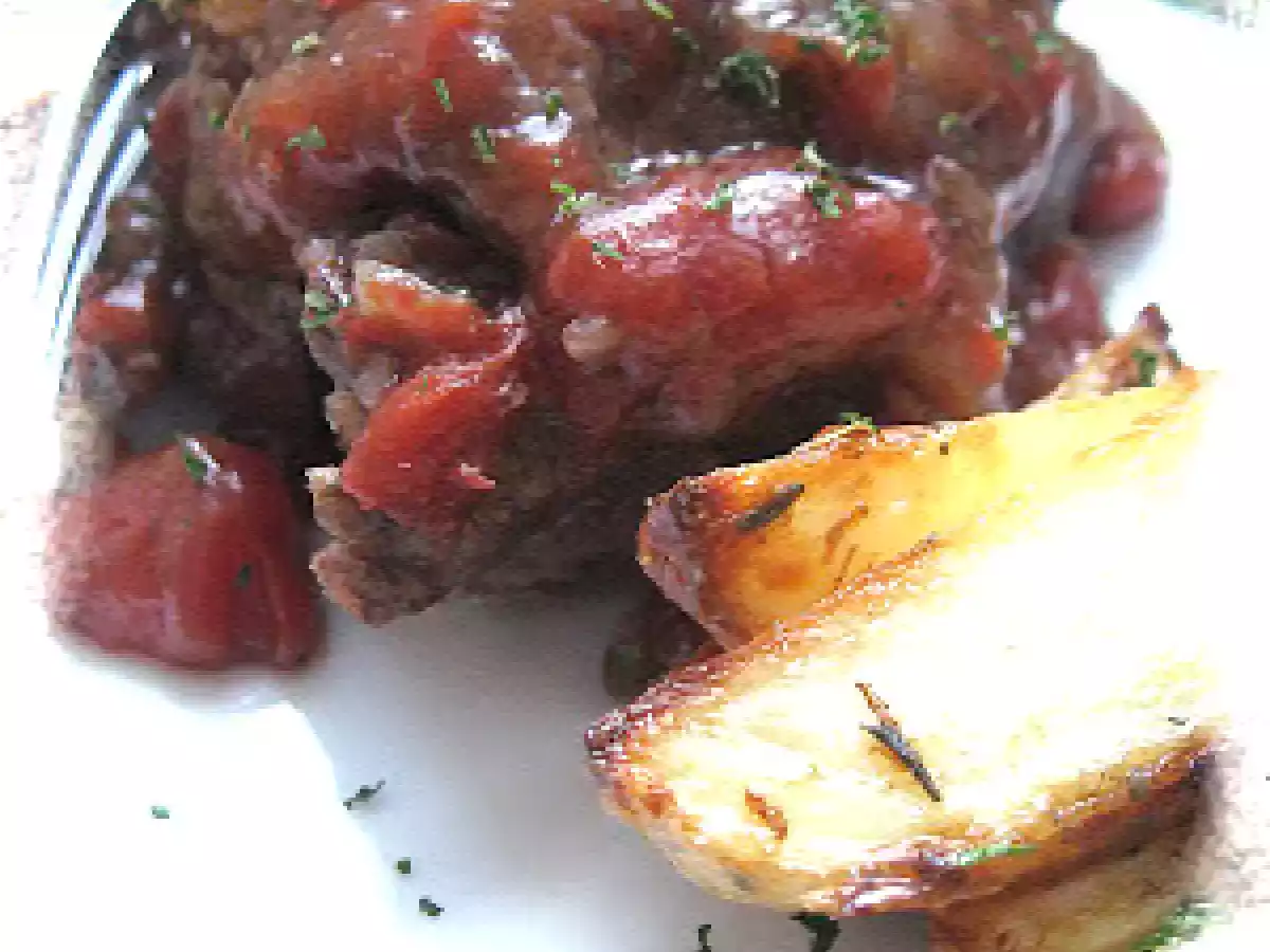 Boeuf braisé au vin rouge