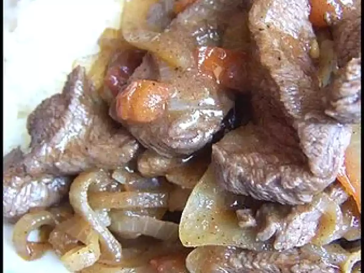 Boeuf chinois aux oignons et cinq parfums - photo 2