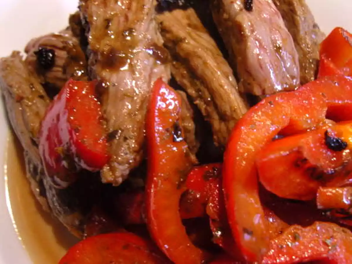 Boeuf mariné aux épices à la plancha