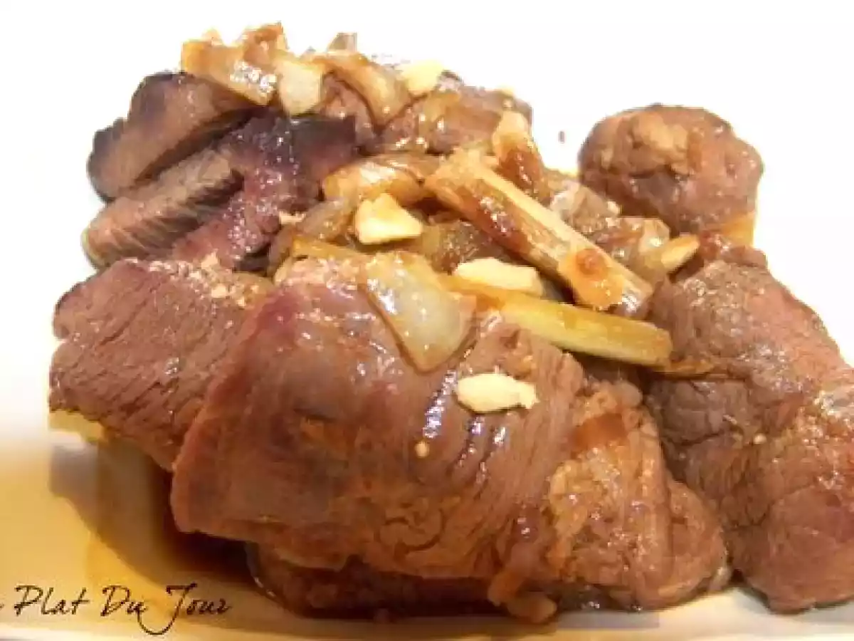 Boeuf sauté à la citronnelle et aux cacahuètes - photo 3