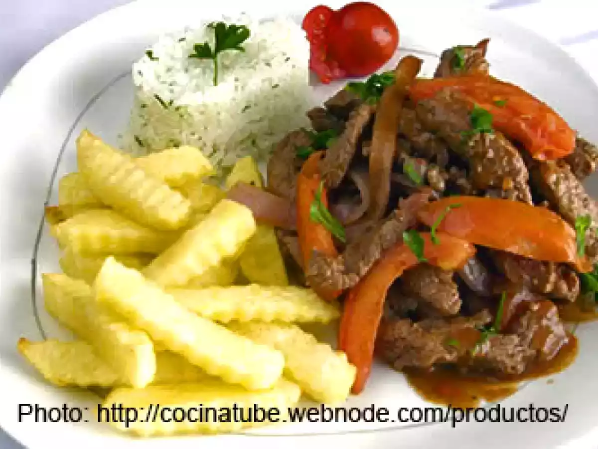 Boeuf sauté ou Lomo saltado - photo 2