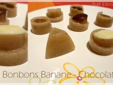 Bonbons banane - chocolat