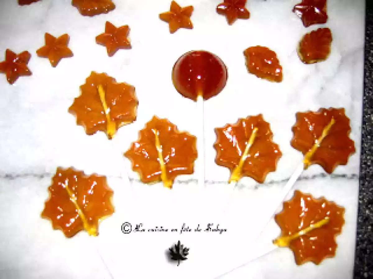 Bonbons et Sucettes au sirop d'érable un pur délice!!