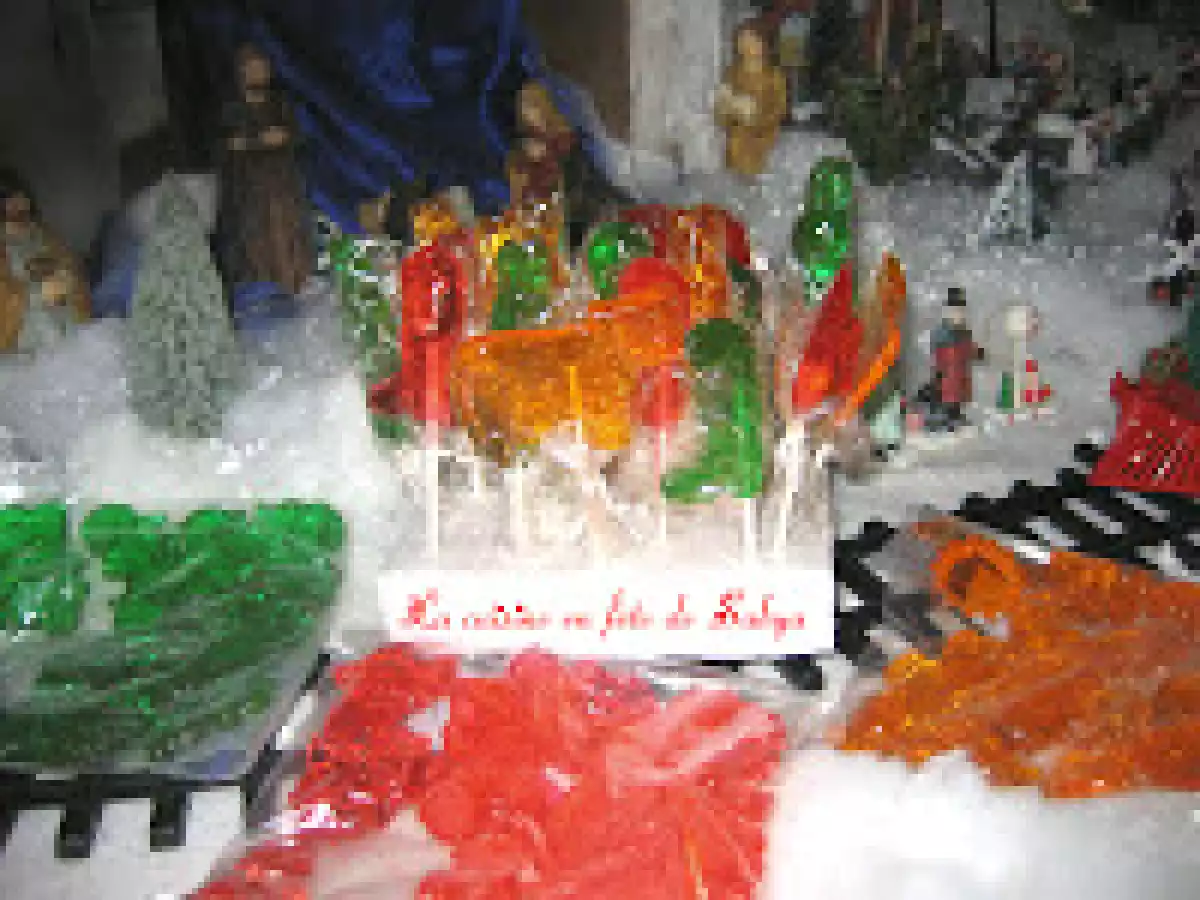 Bonbons et Suçons au sucre d'Orge pour Noël !!