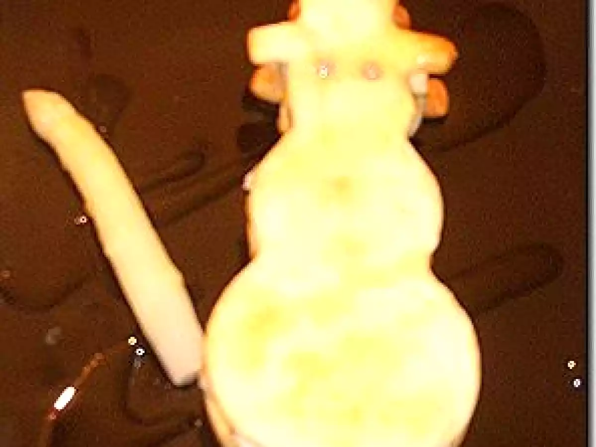 Bonhomme de neige mille feuille