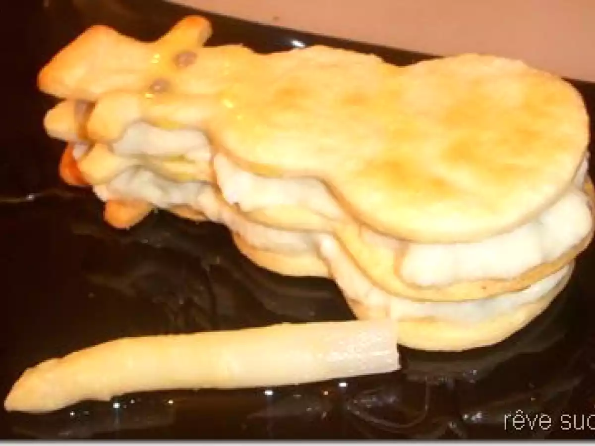 Bonhomme de neige mille feuille - photo 2