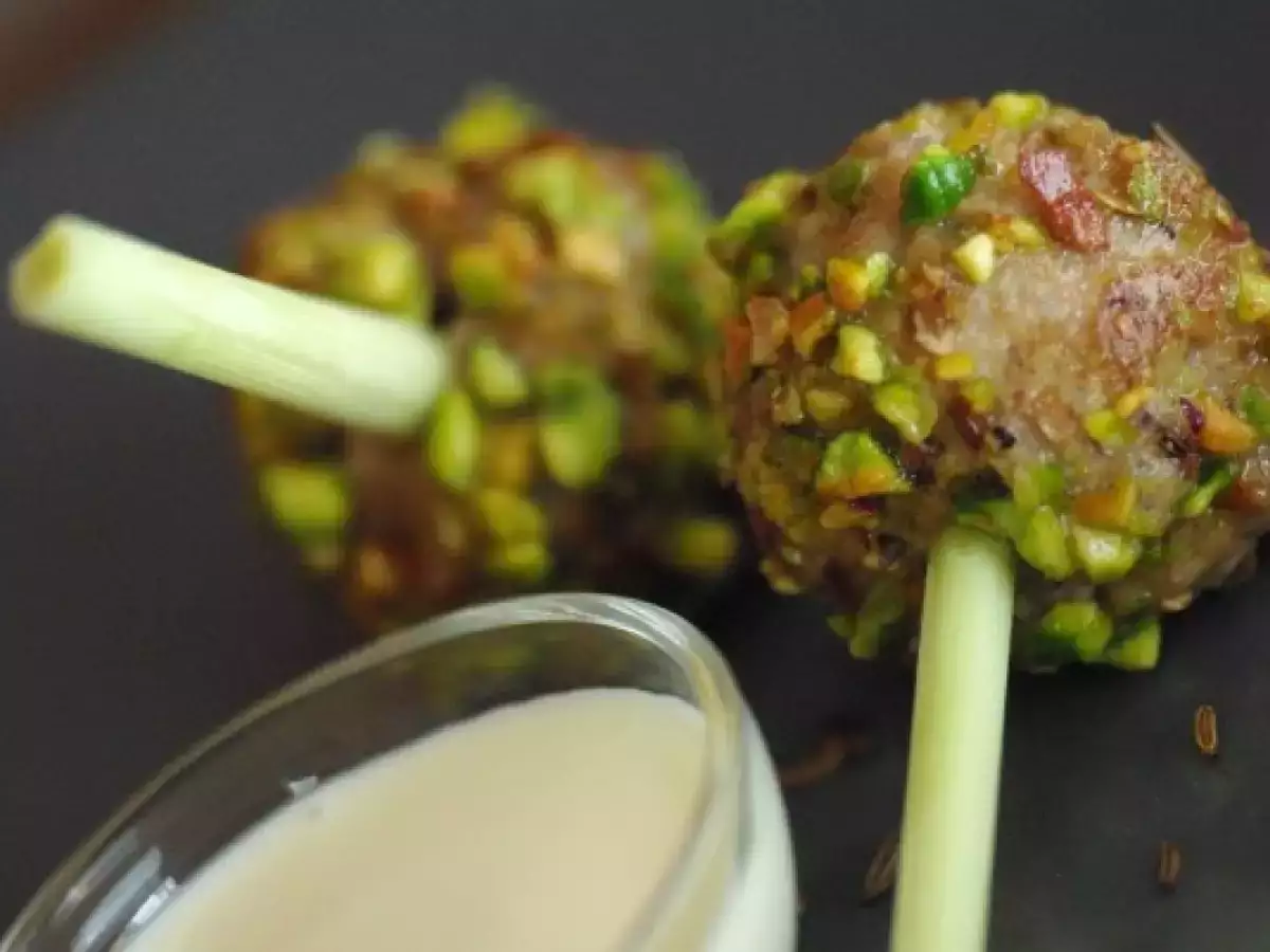 Bouchée d'agneau tiède et crème légère à la citronnelle - photo 2