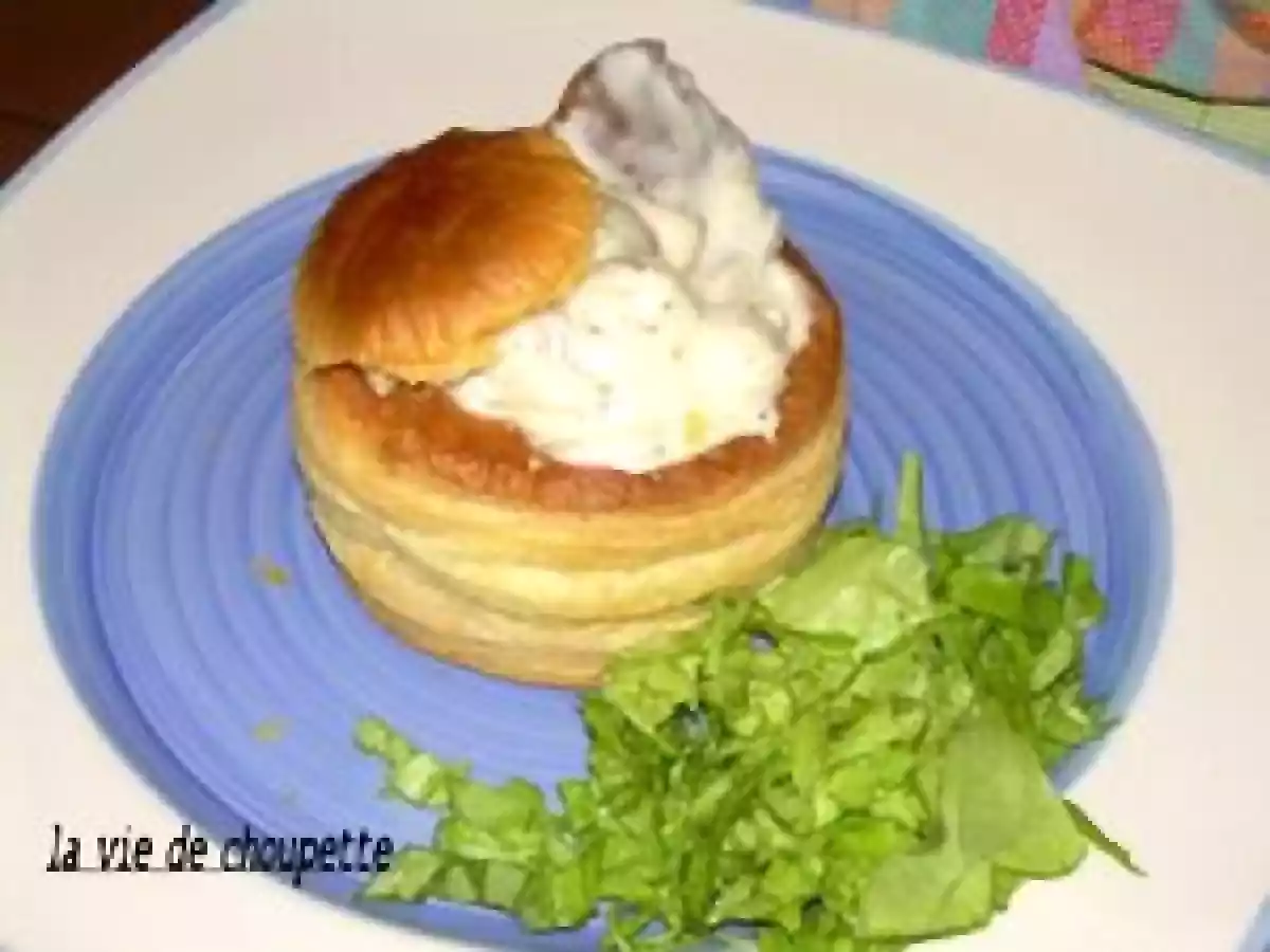 Bouchées à la reine à la volaille et aux champignons