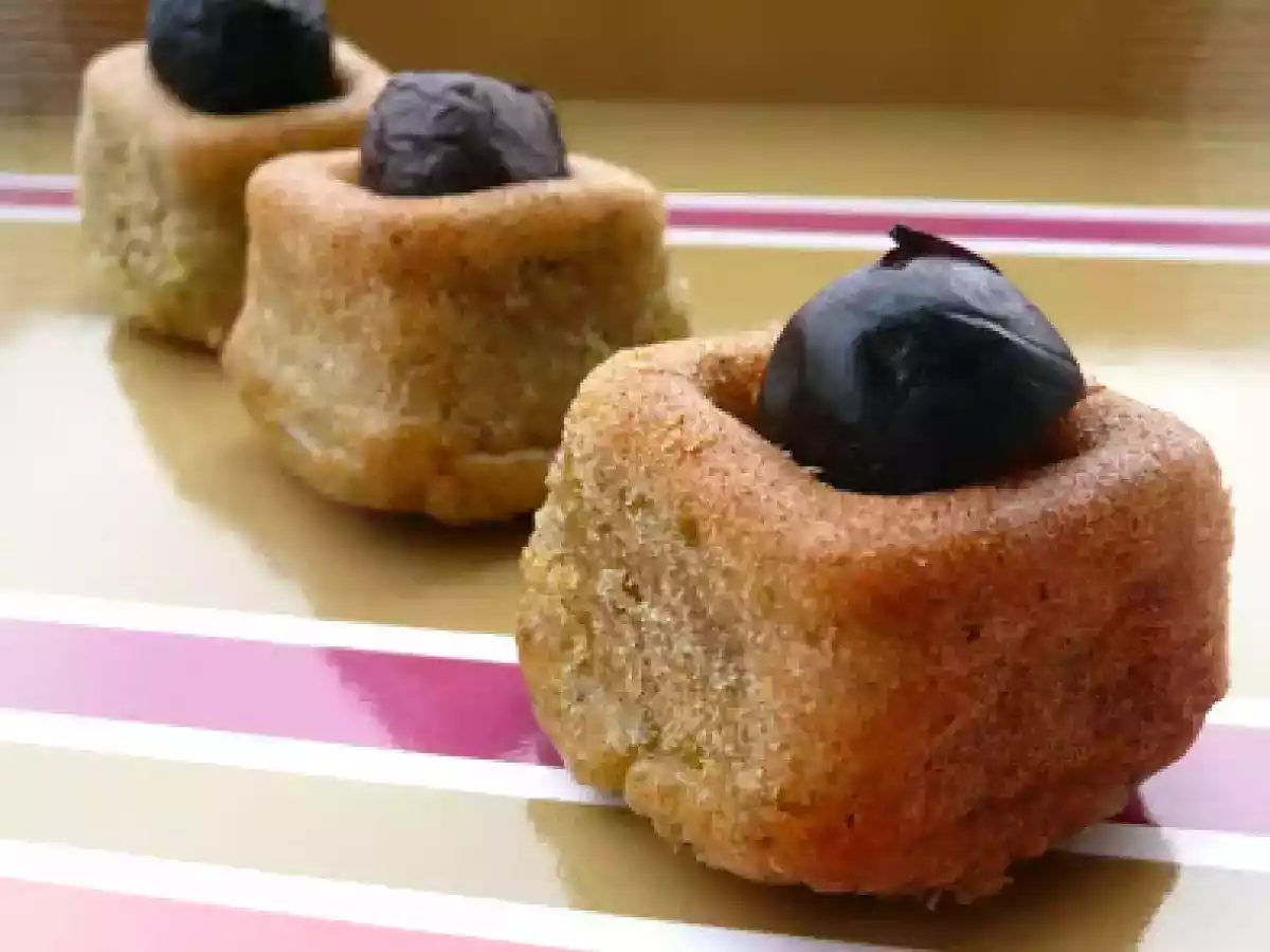 Bouchées apéritives au pesto & aux olives
