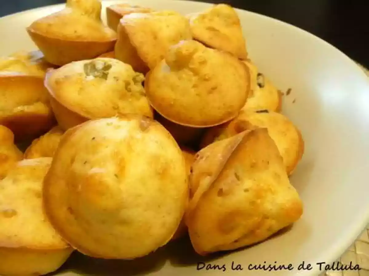 Bouchées apéritives jambon et olives au cumin