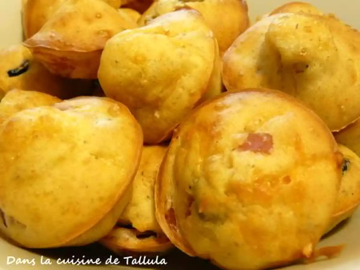 Bouchées apéritives jambon et olives au cumin - photo 3