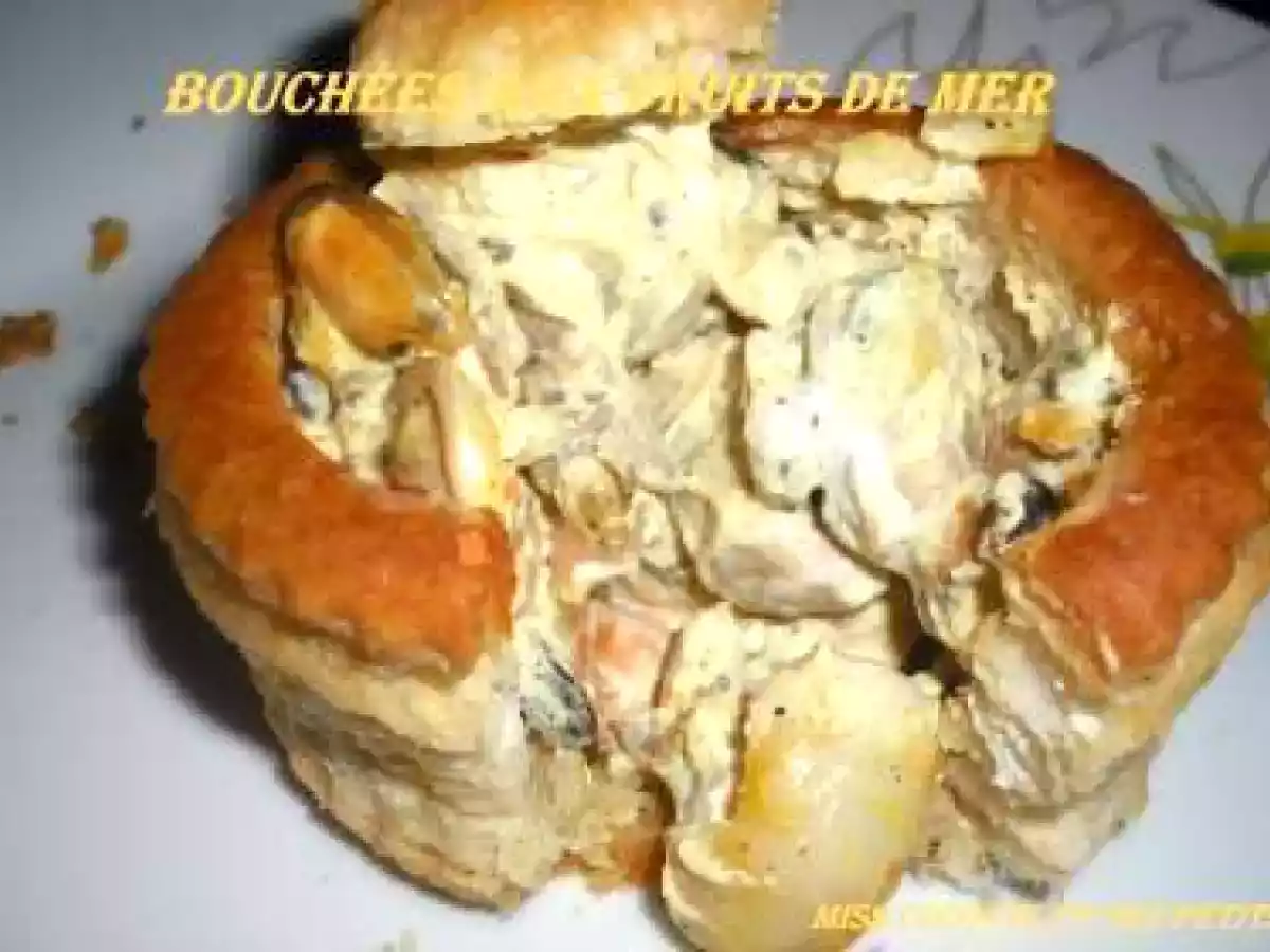 Bouchées au fruits de mer