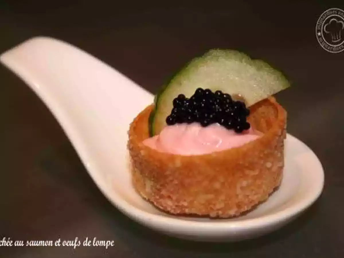 BOUCHEES AU SAUMON ET OEUFS DE LOMPE - photo 3
