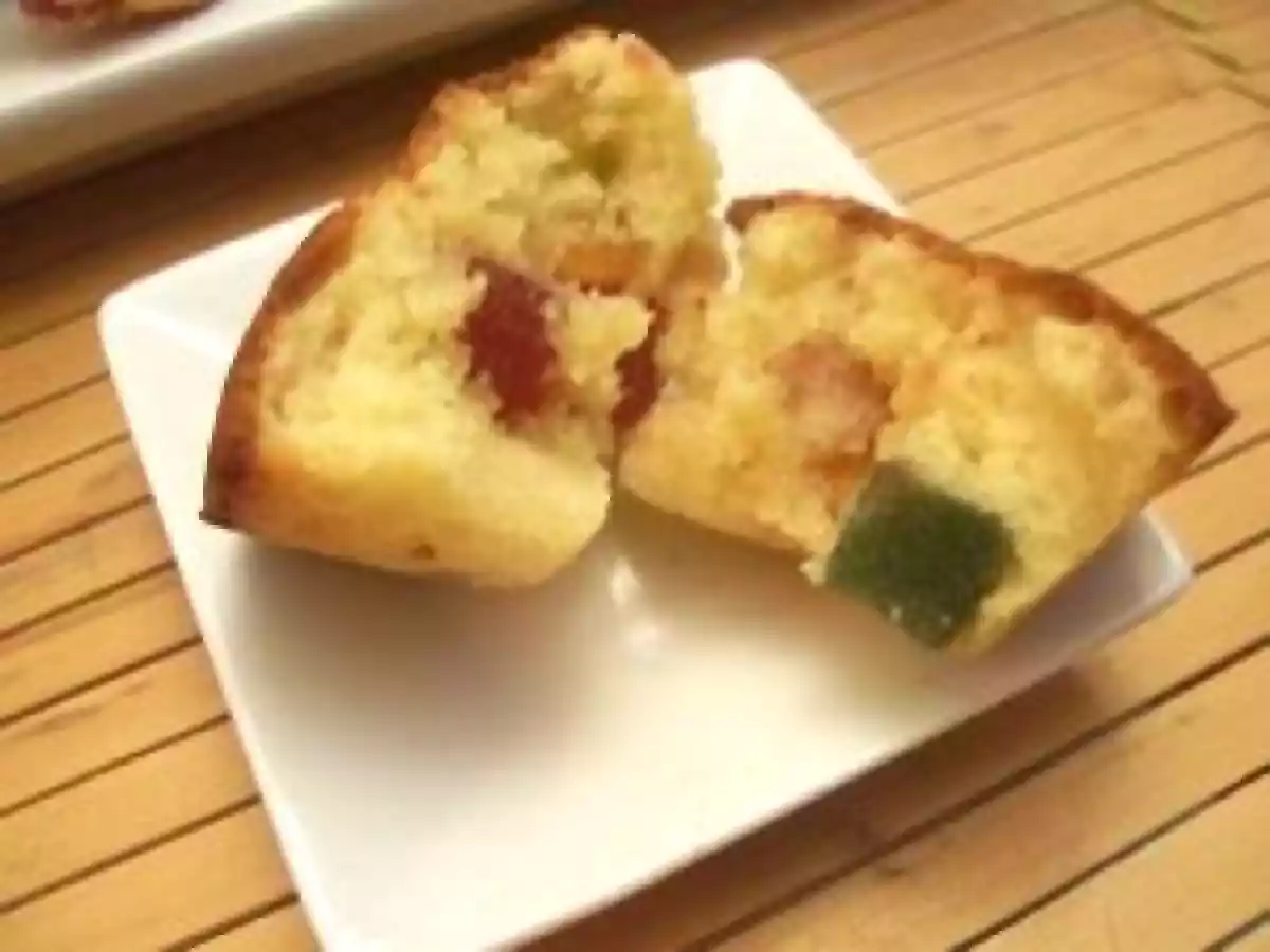 Bouchées aux fruits confits