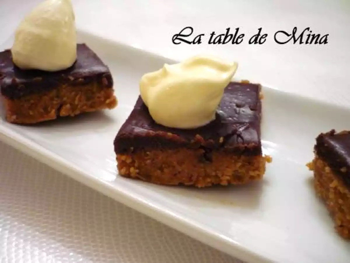 Bouchées aux noix et miel, ganache chocolat - photo 2