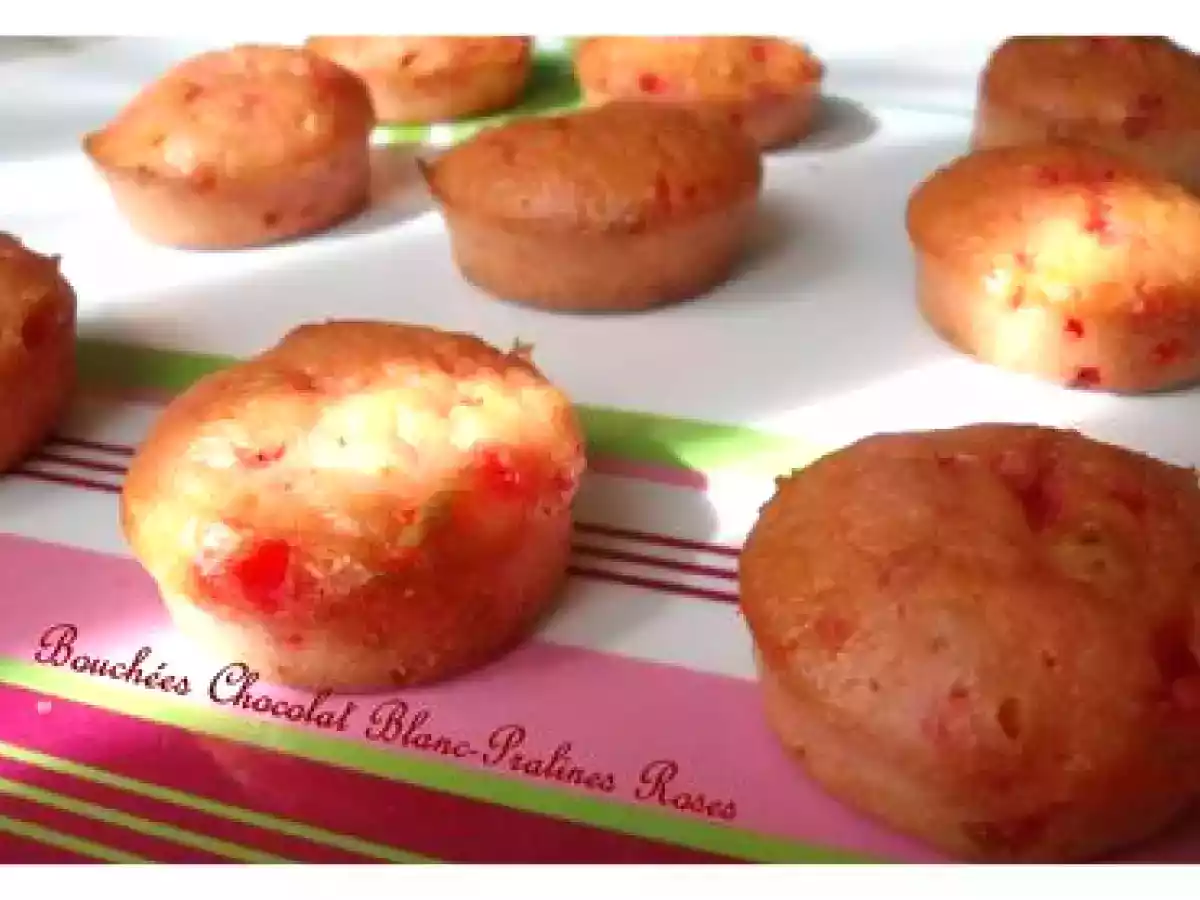 Bouchées Chocolat Blanc-Pralines Roses - photo 2