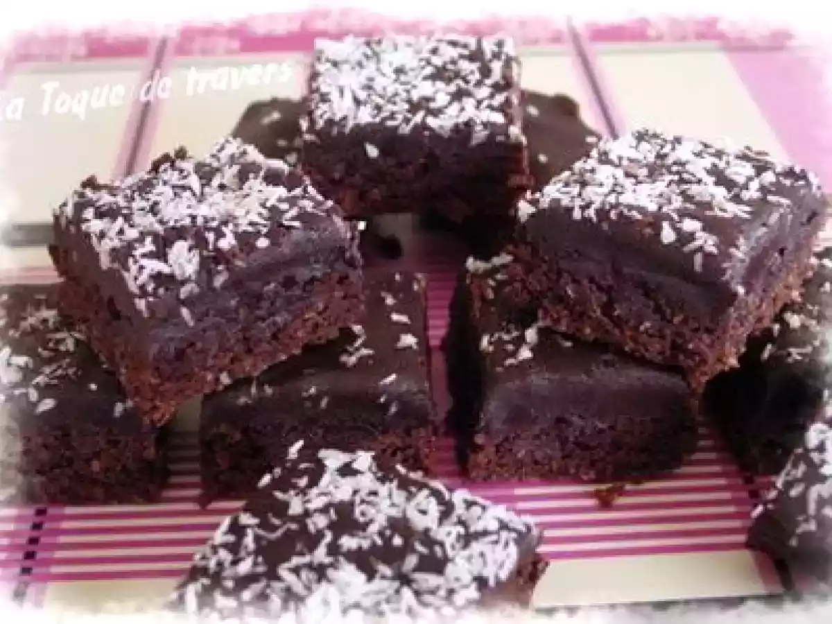 Bouchées chocolat coco