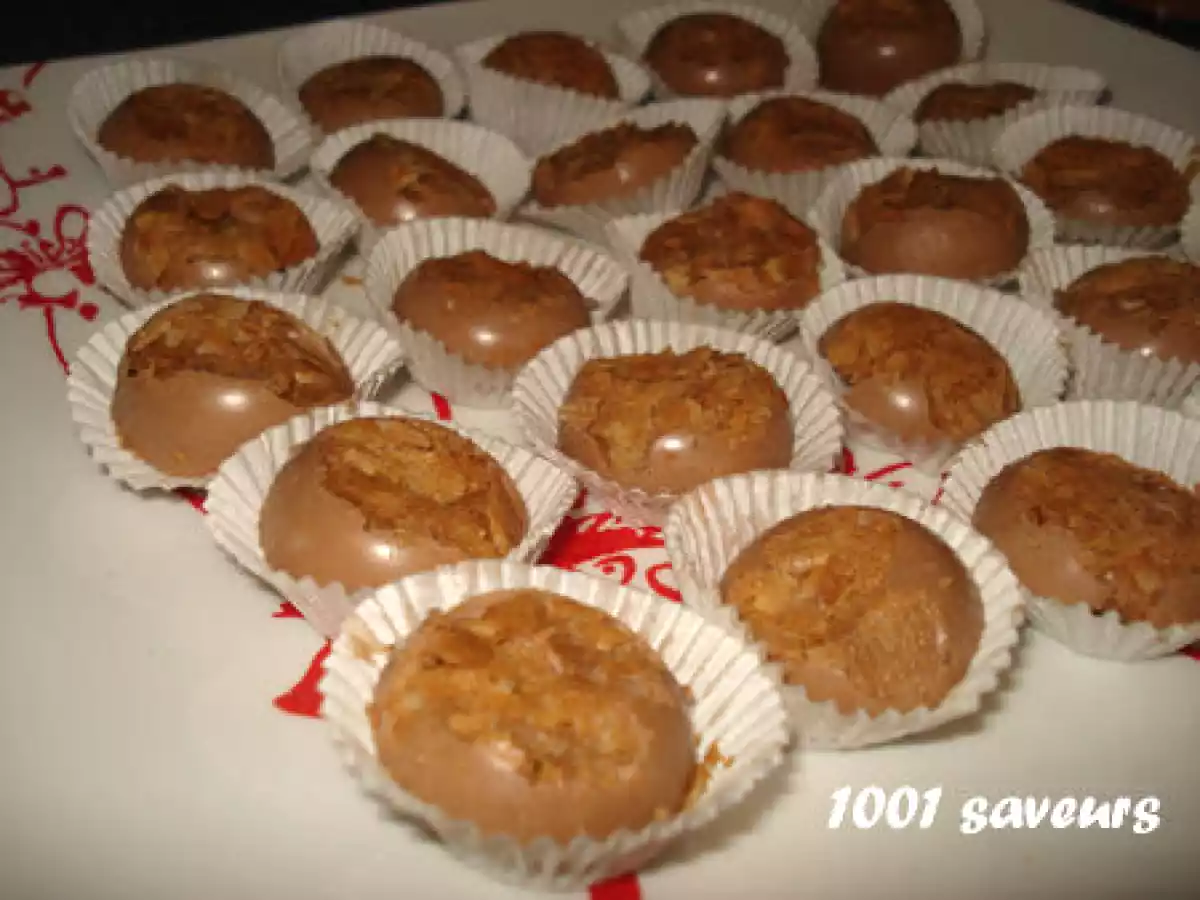 Bouchées croustillantes à la pralinoise