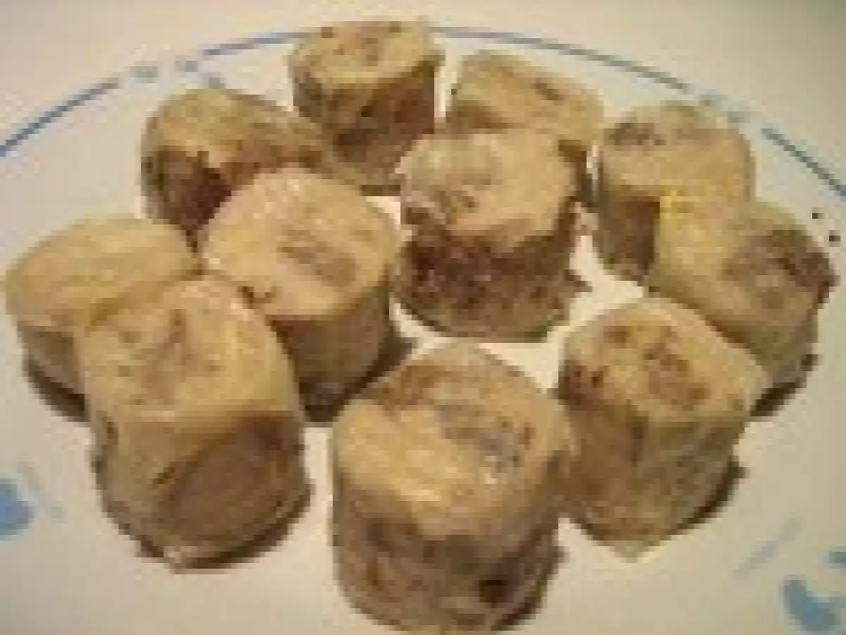 Bouchées croustillantes de boudin blanc à la moutarde