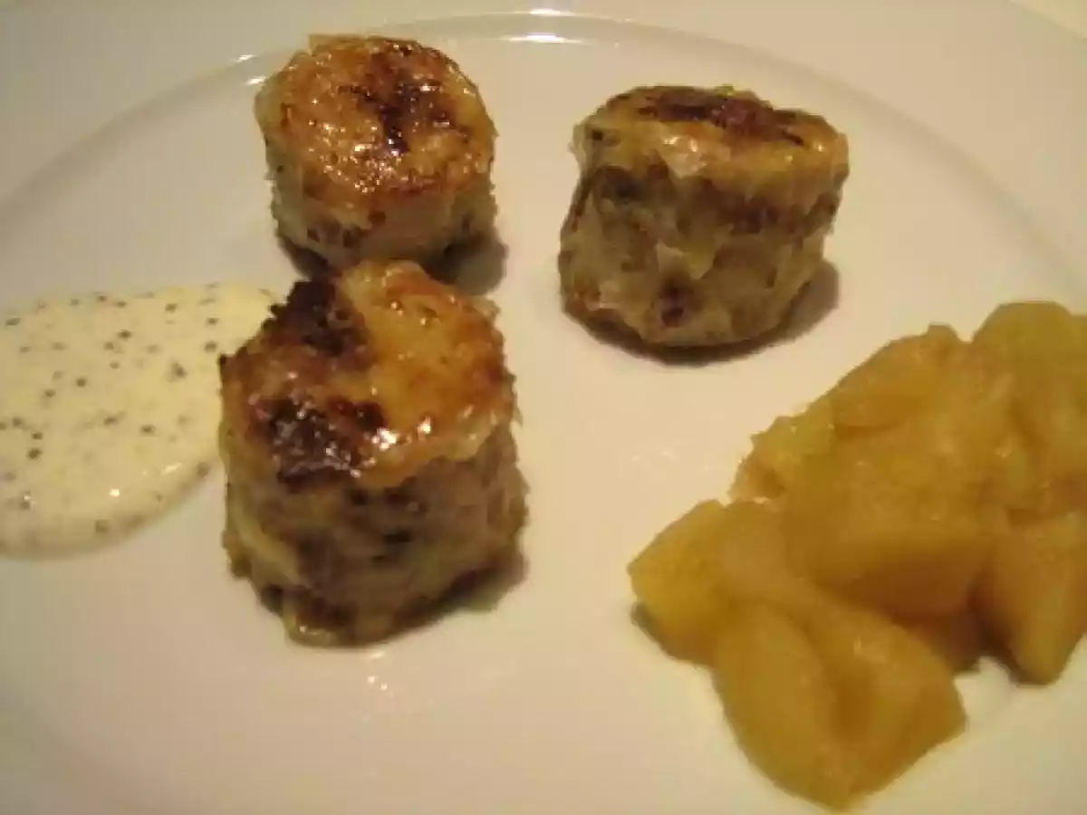 Bouchées croustillantes de boudin blanc à la moutarde - photo 2