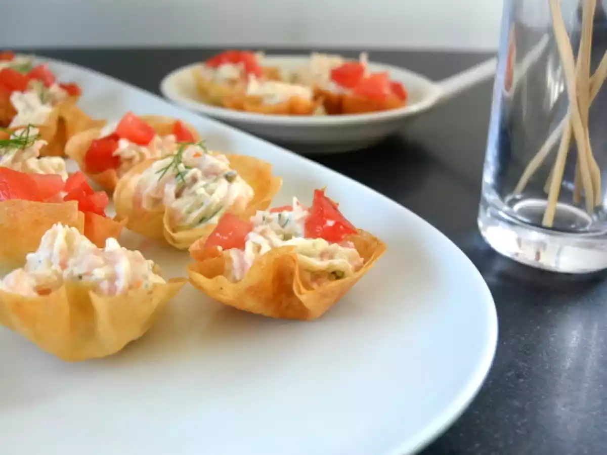 Bouchées croustillantes saumon aneth - photo 2