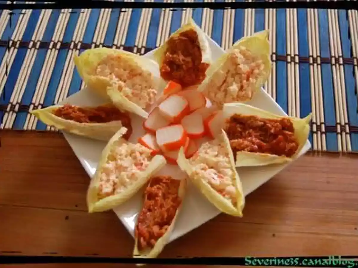 Bouchées d'Endives au Surimi ou au Thon