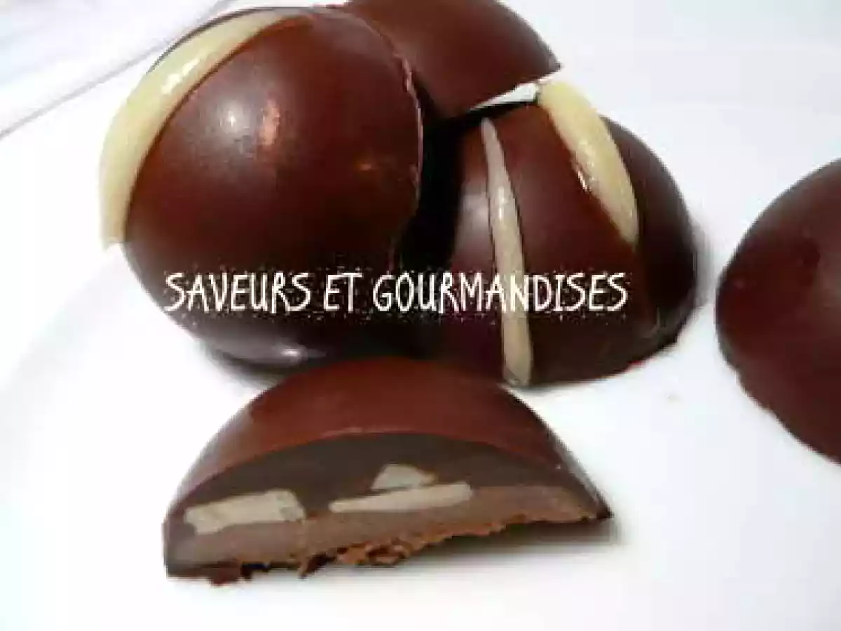 Bouchées de chocolat aux Noix de Cajou et Caramel - photo 2