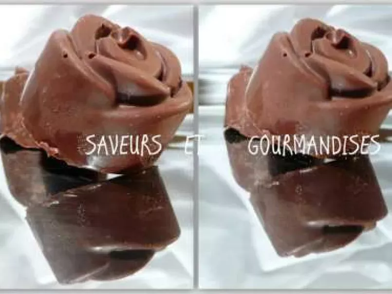 Bouchées de chocolat aux roses des sables. - photo 2