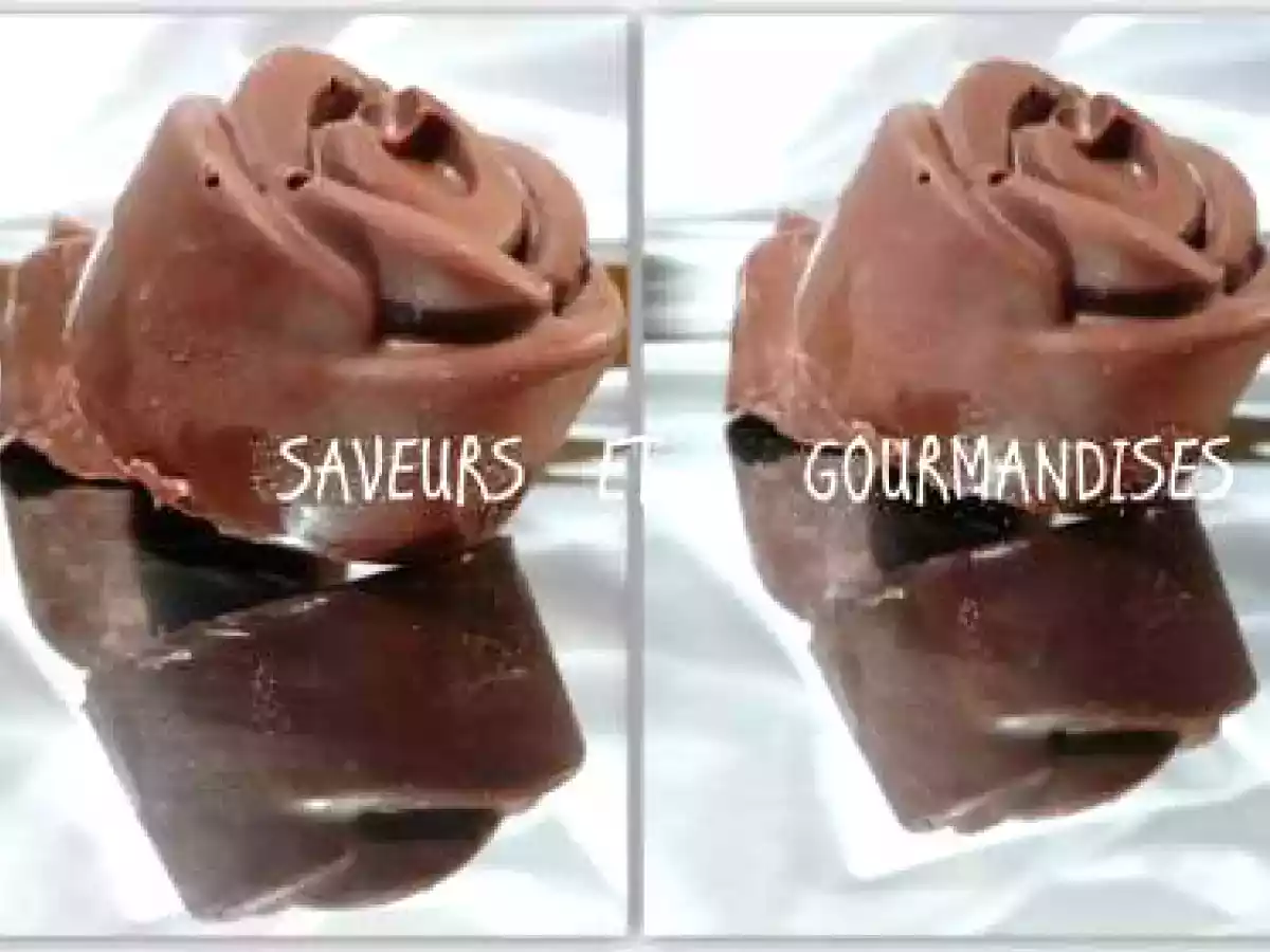 Bouchées de chocolat aux roses des sables. - photo 2