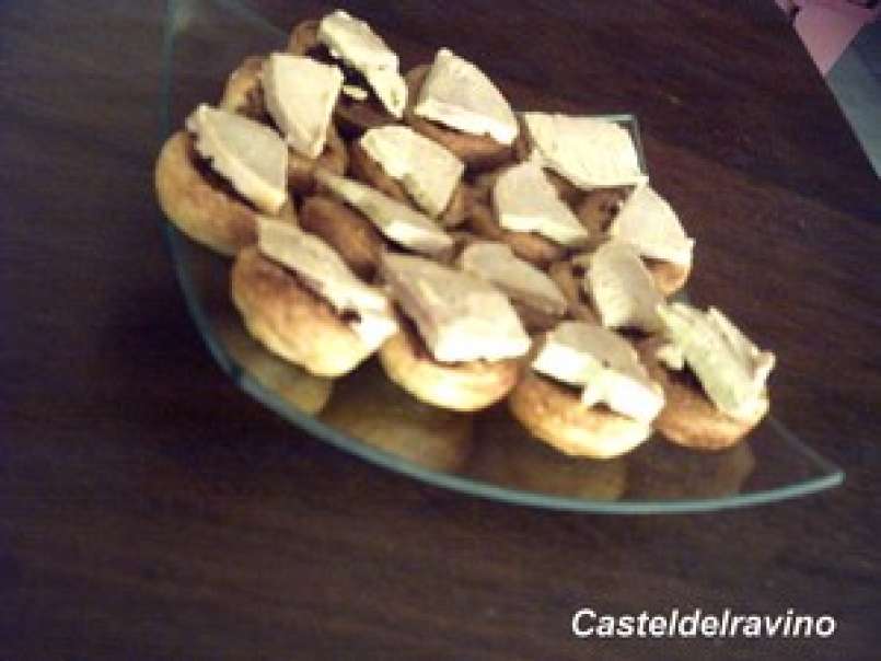 Bouchées de foie gras au pain d'épices .......Série 1