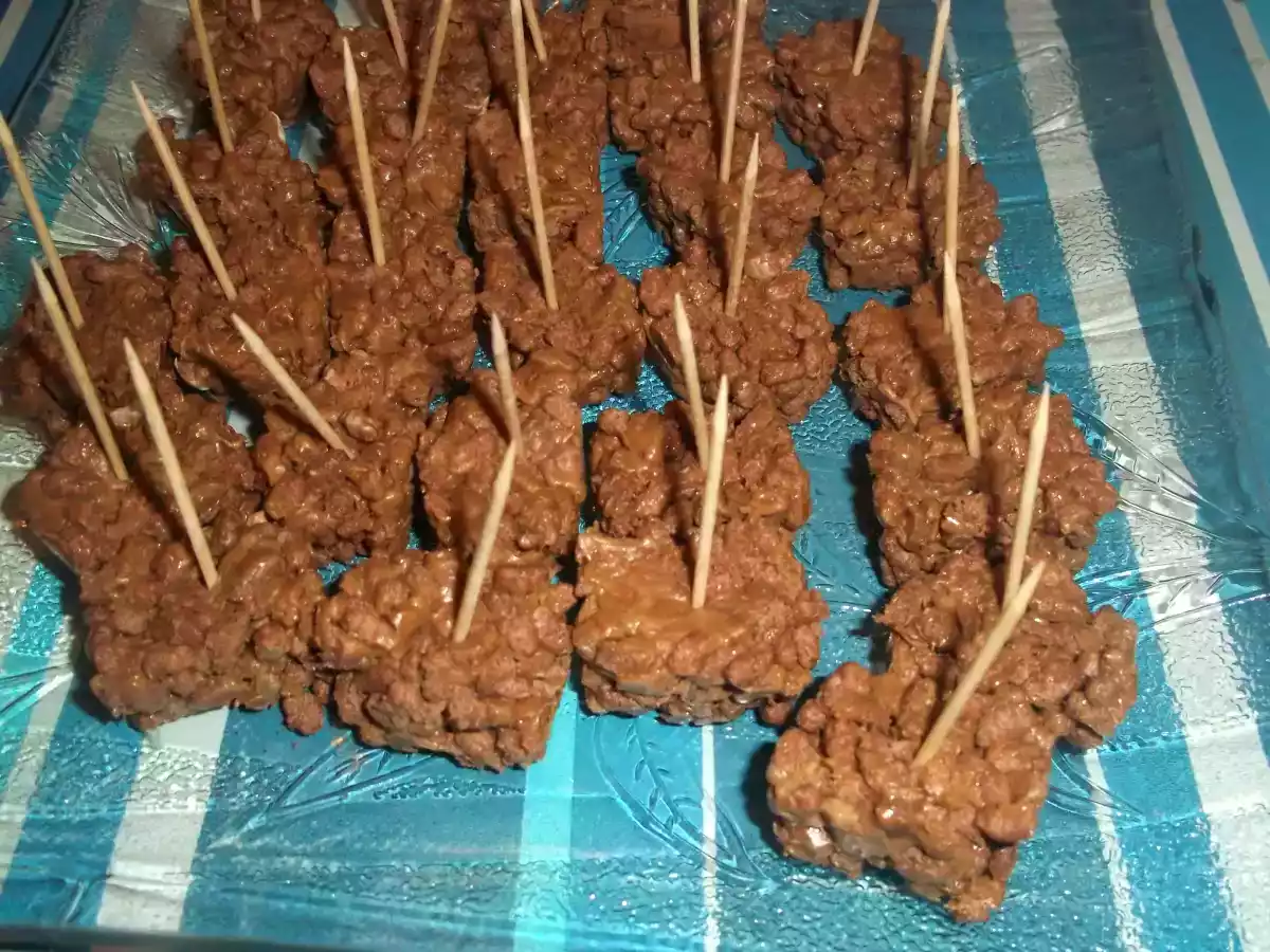 Bouchées de riz soufflés au mars !!!!