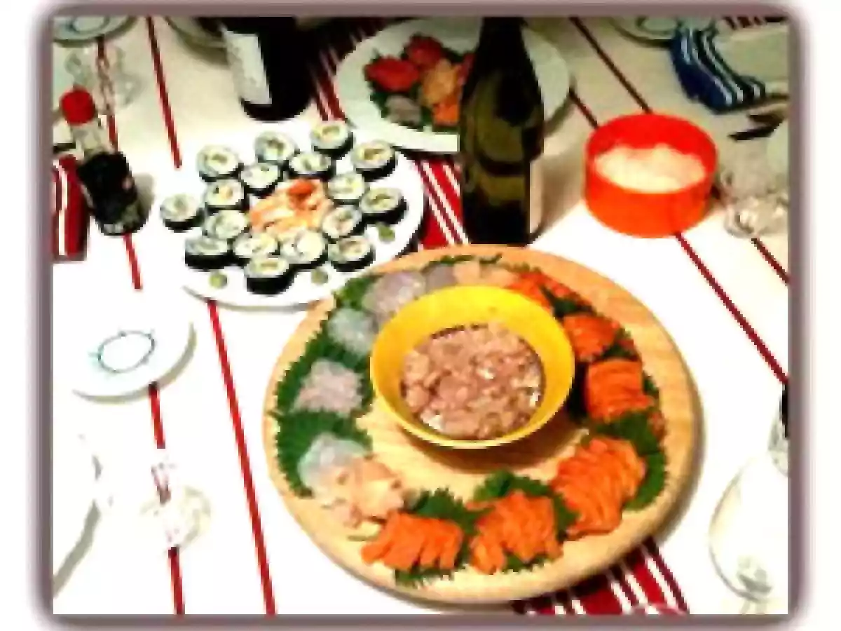 Bouchées de tataki de saumon, de dorade ou de chinchard