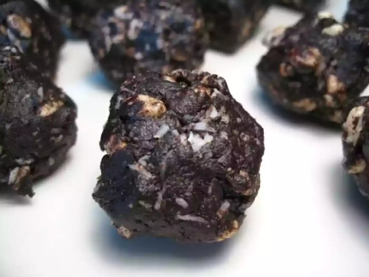 Bouchées décadentes au caroube