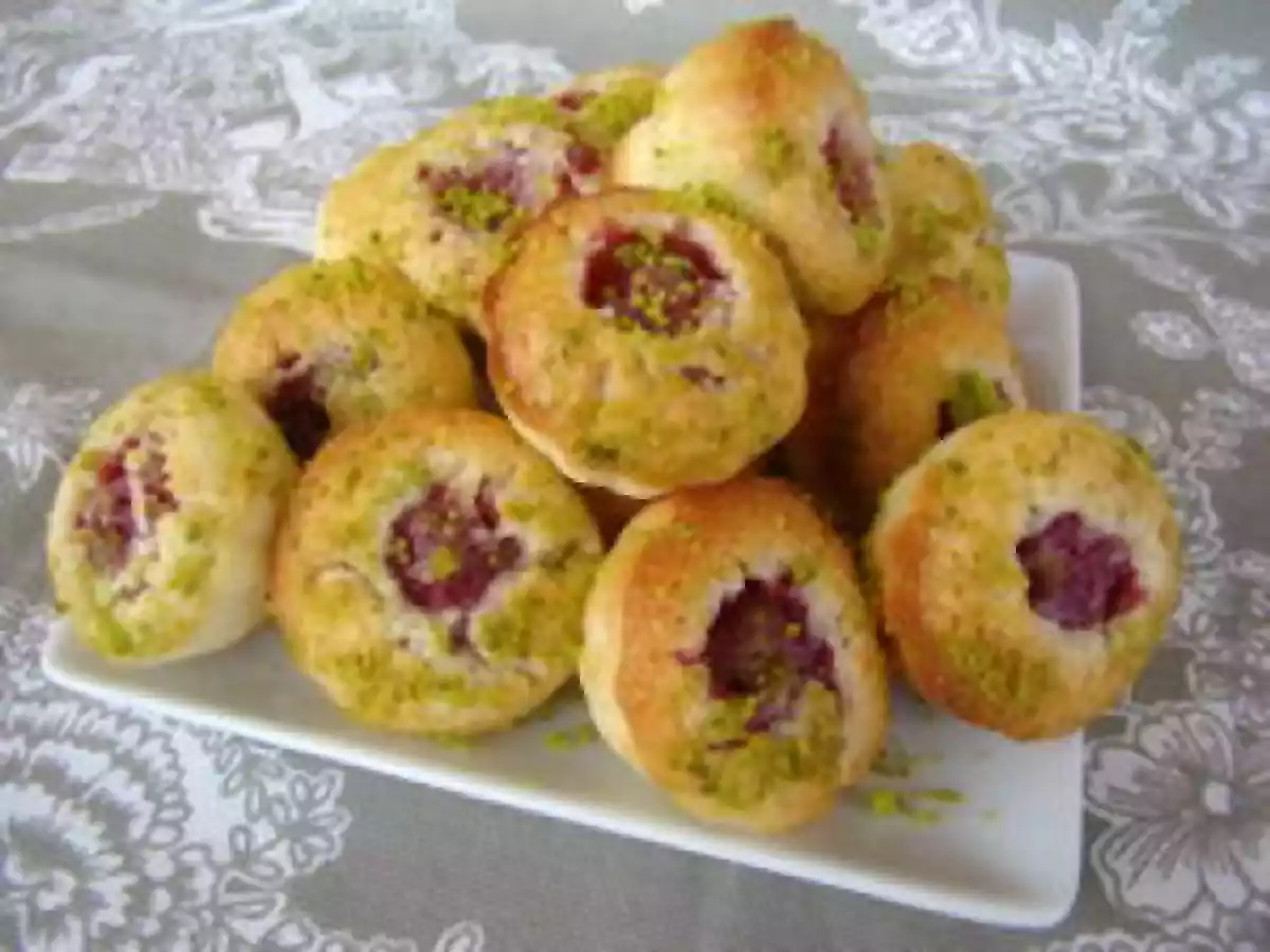 Bouchées express aux framboises