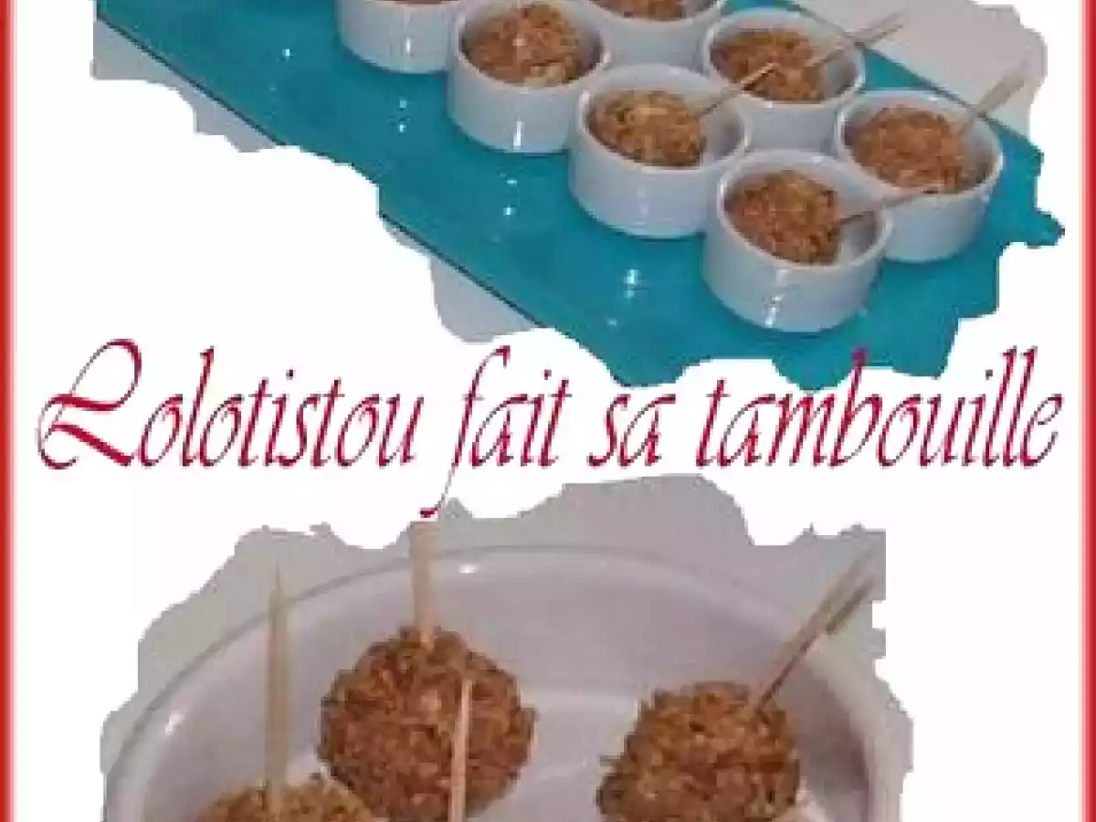 BOUCHEES fromage sésame