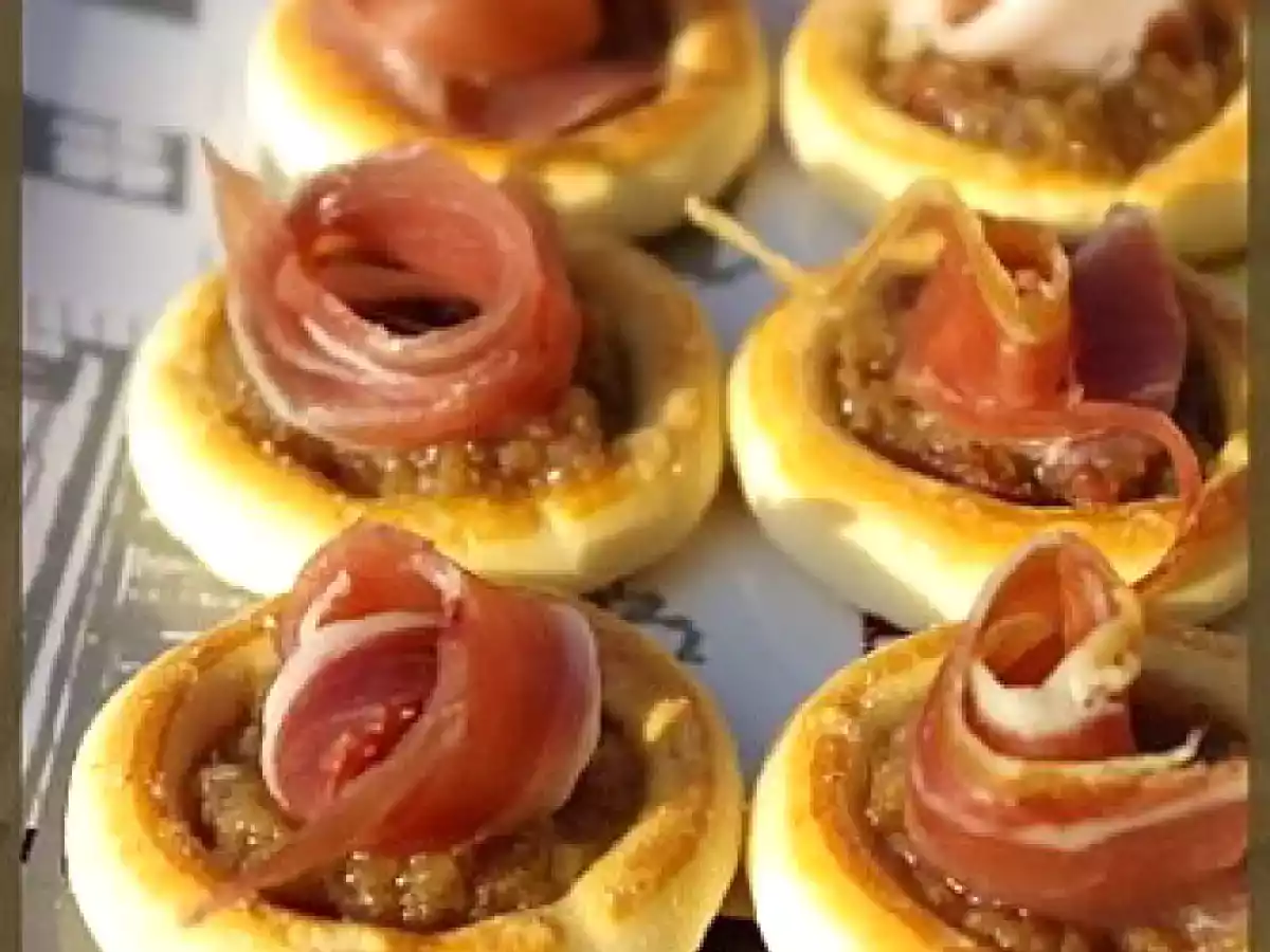 Bouchées gourmandes à la riste d'aubergines