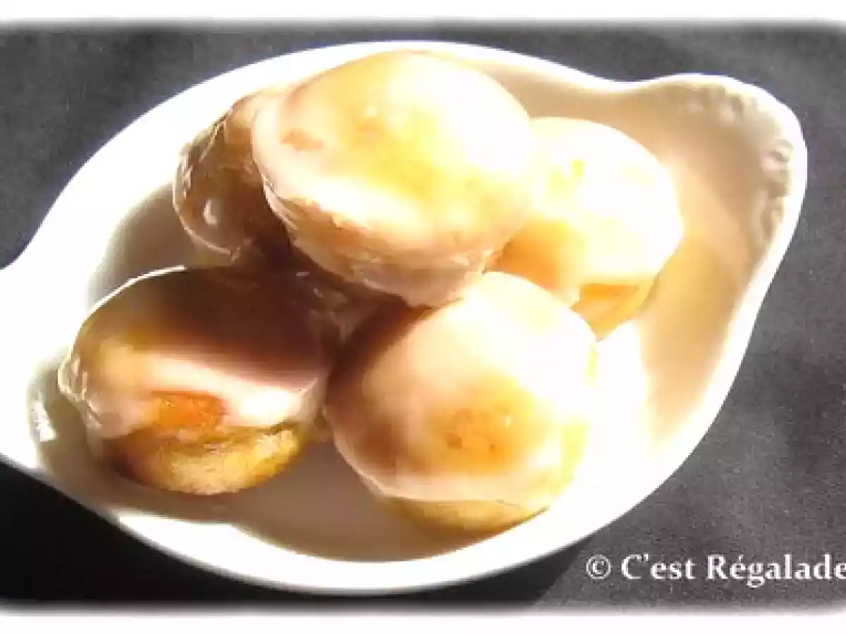 Bouchées moelleuses à l'orange