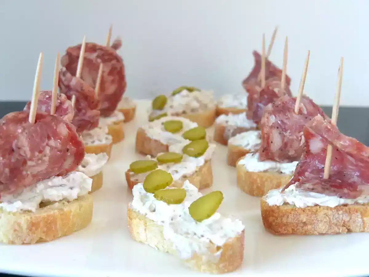 Bouchées philadelphia Saumon